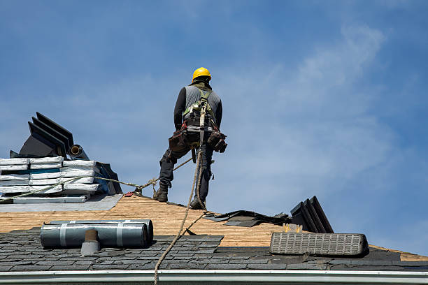 Professional Roof Replacement technician working in Albany, NY